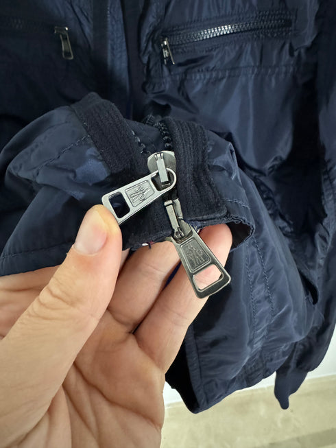 Moncler Leroy Jacket Size 3 Navy Blue