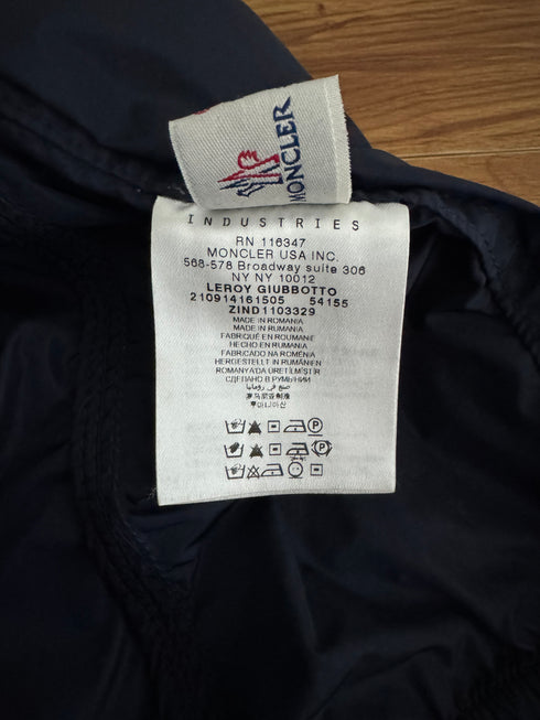 Moncler Leroy Jacket Size 3 Navy Blue