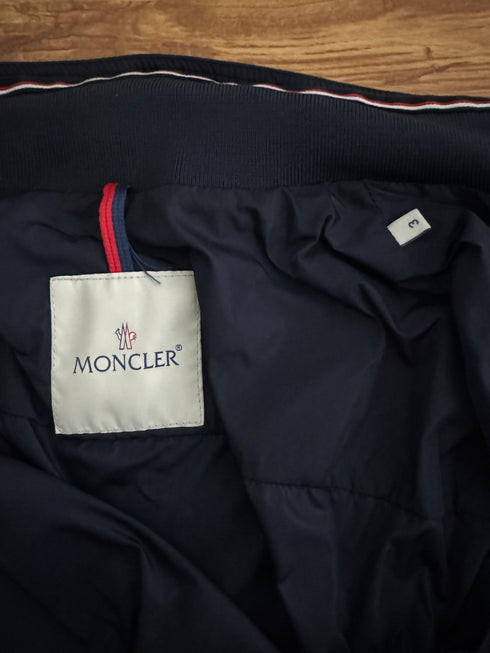 Moncler Leroy Jacket Size 3 Navy Blue