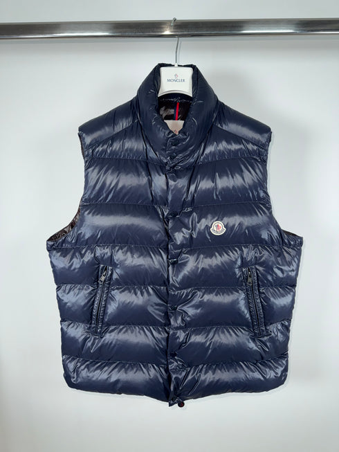 Moncler Tibb Gilet Size 6 Navy Blue