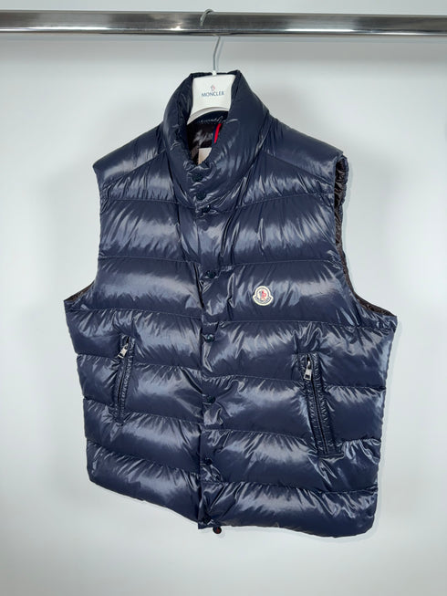 Moncler Tibb Gilet Size 6 Navy Blue