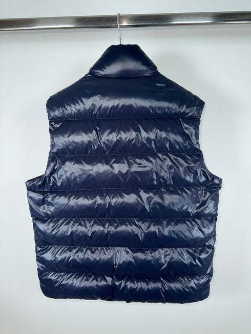 Moncler Tibb Gilet Size 6 Navy Blue