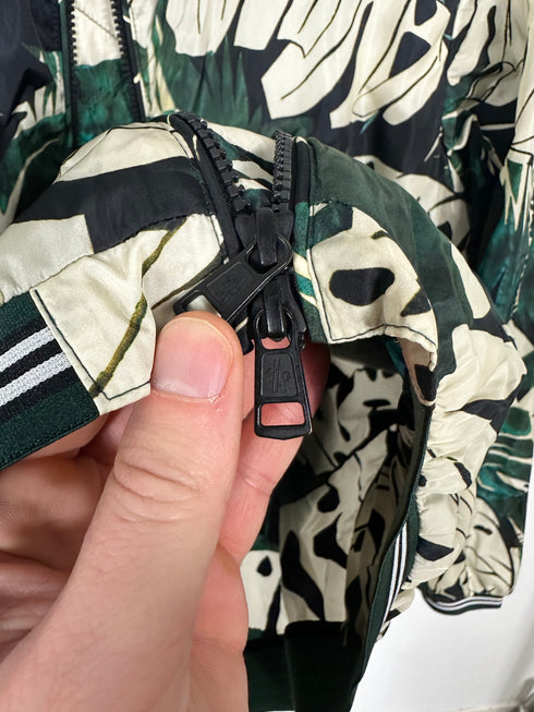 Moncler Lamy Jacket size 2 green tropical skin