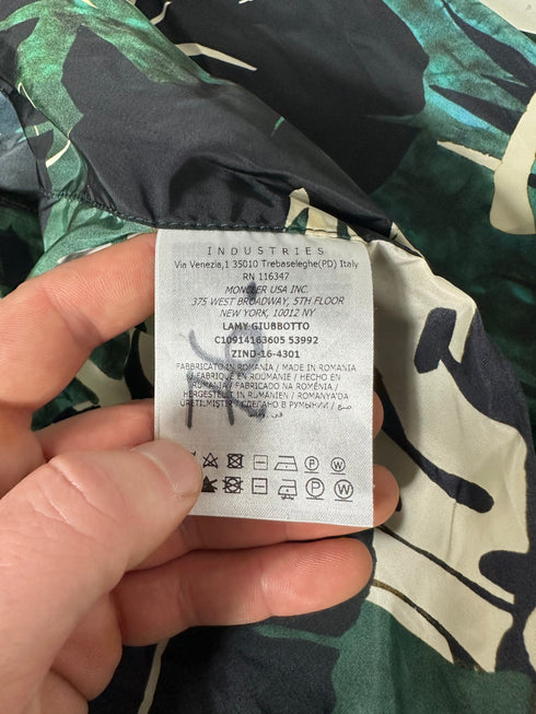 Moncler Lamy Jacket size 2 green tropical skin