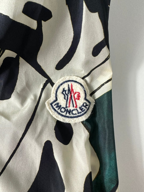 Moncler Lamy Jacket size 2 green tropical skin