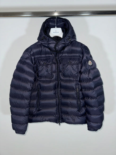 Moncler Jacket Valence Size 3 Dark Navy Blue