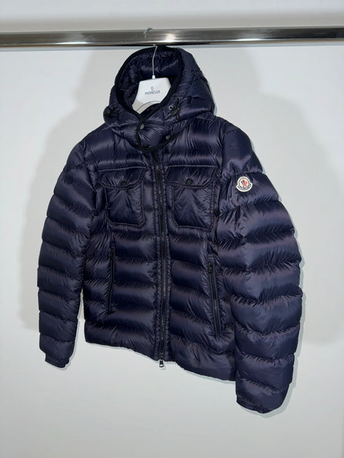Moncler Jacket Valence Size 3 Dark Navy Blue