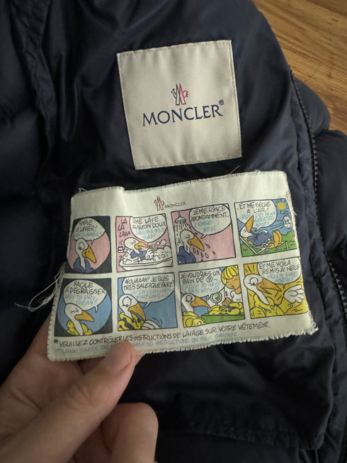Moncler Jacket Valence Size 3 Dark Navy Blue