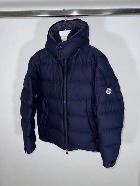 Moncler Montgenevre Jacket Size 3 Navy Blue