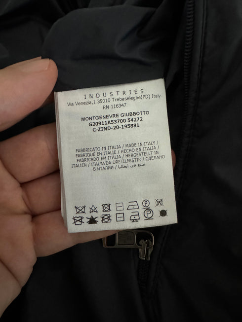 Moncler Montgenevre Jacket Size 3 Navy Blue