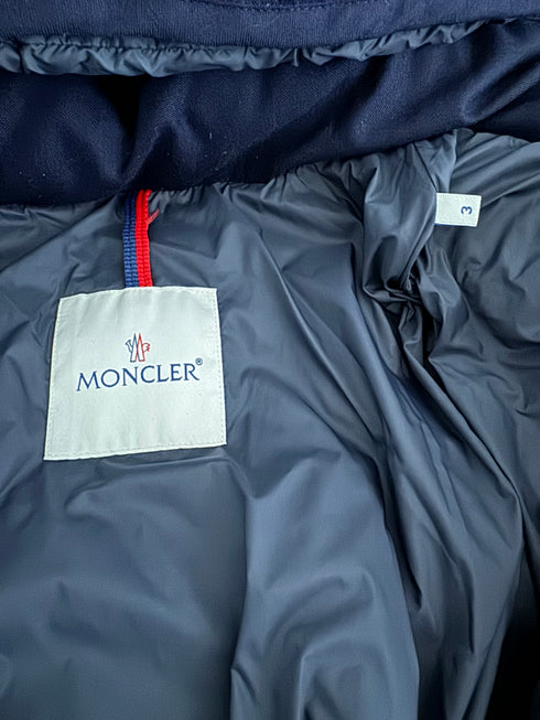 Moncler Montgenevre Jacket Size 3 Navy Blue