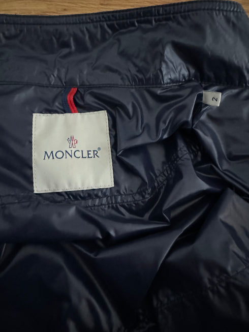 Moncler Gauguin Jacket Size 2 Navy Blue