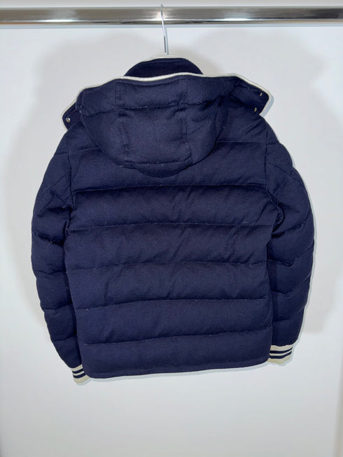 Moncler Bresle Jacket Size 4 Navy Blue