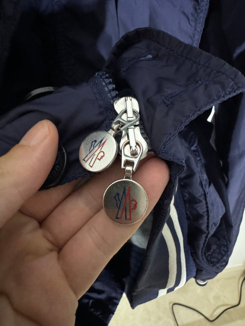 Moncler Delonix Jacket Size 3 Navy Blue
