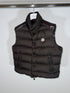 Moncler Cheval Gilet Size 5 Chocolate Brown