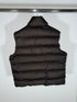 Moncler Cheval Gilet Size 5 Chocolate Brown