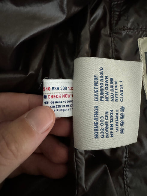 Moncler Cheval Gilet Size 5 Chocolate Brown