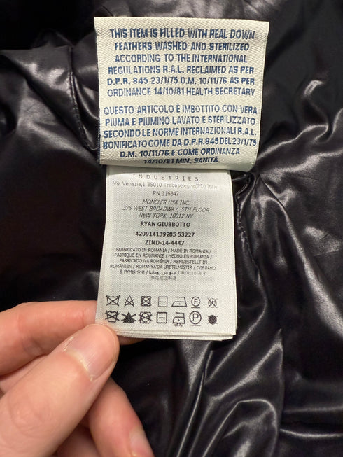 Moncler Ryan Jacket Size 1 Black