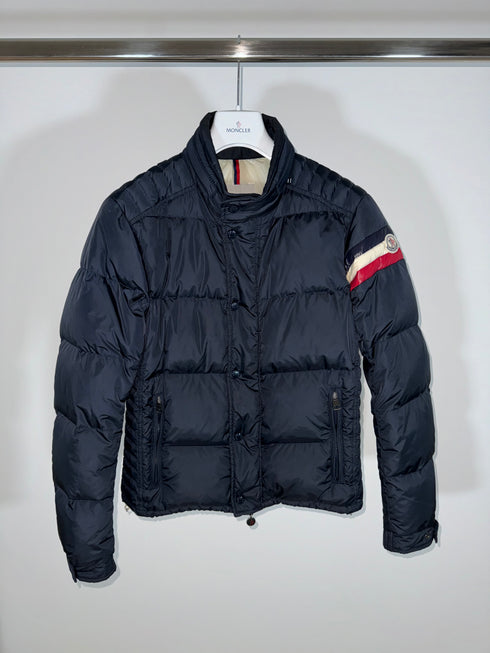 Moncler Chamonix Jacket Size 3 Navy Blue