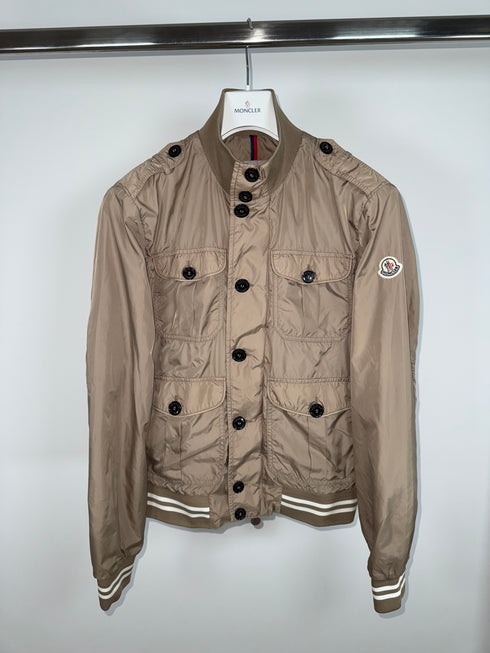 Moncler Delonix Jacket Size 3 Beige
