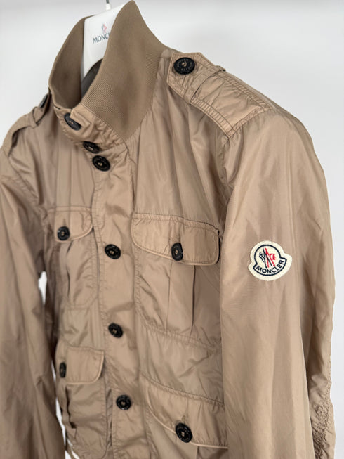Moncler Delonix Jacket Size 3 Beige
