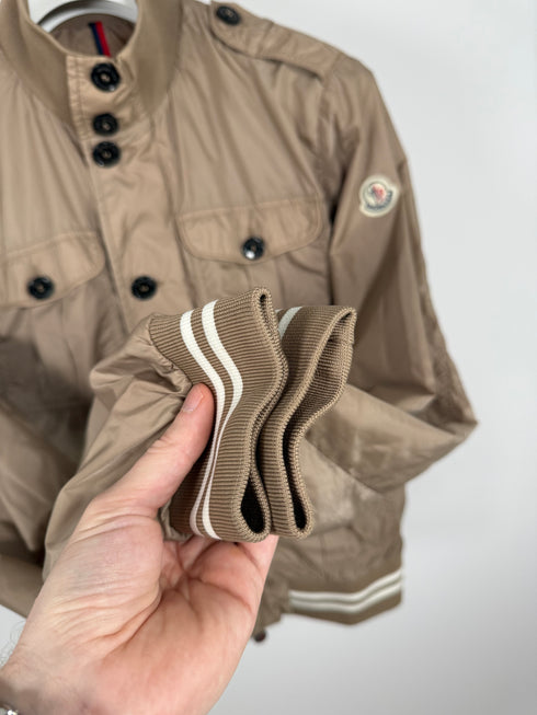 Moncler Delonix Jacket Size 3 Beige