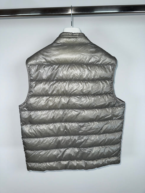 Moncler Gui Gilet - Size 4 (M/L) - Light Grey
