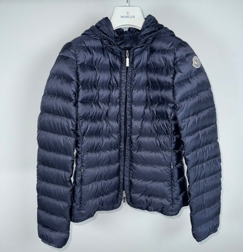 Moncler Mayotte Girls Jacket - Size 14 Years - Navy Blue