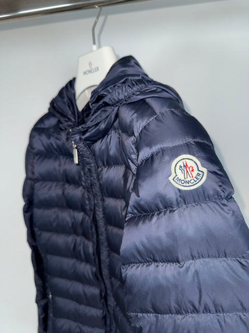 Moncler Mayotte Girls Jacket - Size 14 Years - Navy Blue