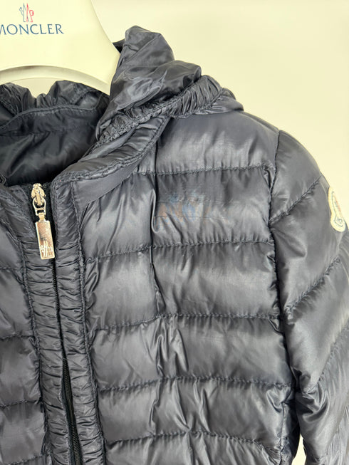Moncler Mayotte Girls Jacket - Size 14 Years - Navy Blue