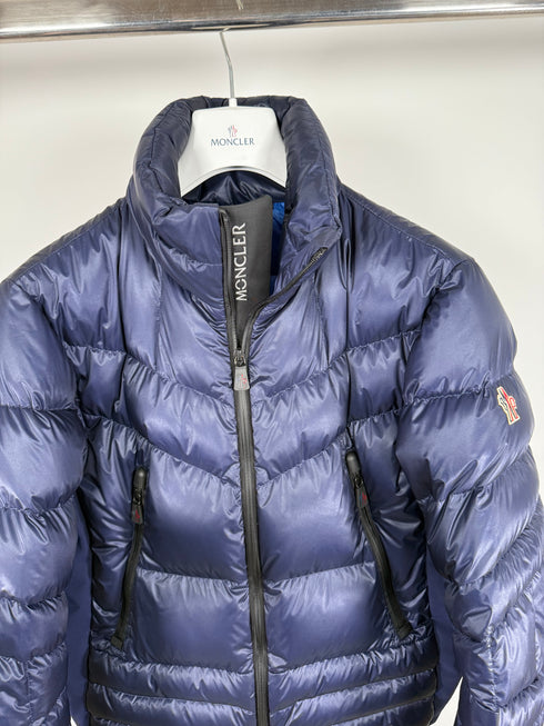 Moncler Canmore Jacket Size 3 Navy Blue