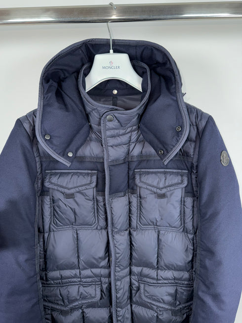 Moncler Jacob Jacket Size 3 Navy Blue