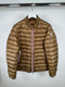 Moncler Rigel Jacket Size 6 Cognac Brown