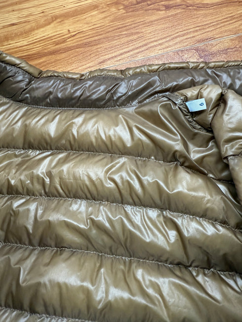 Moncler Rigel Jacket Size 6 Cognac Brown