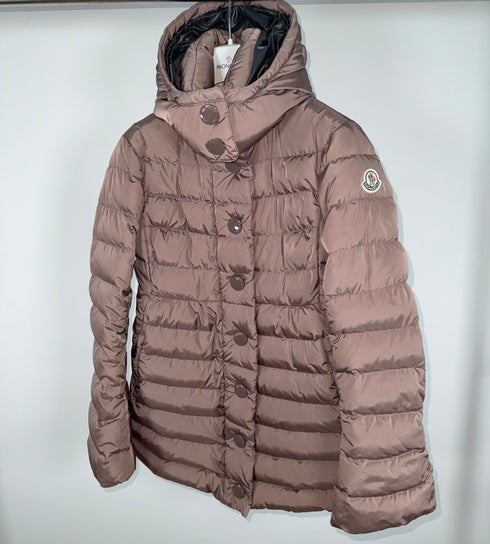 Moncler Jura Women’s Jacket - Size 0 (XS) - Brown/Beige