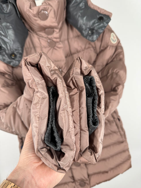 Moncler Jura Women’s Jacket - Size 0 (XS) - Brown/Beige