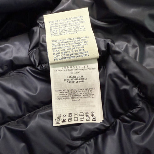 Moncler Laruns Gilet - Size 2 (S) - Navy Blue