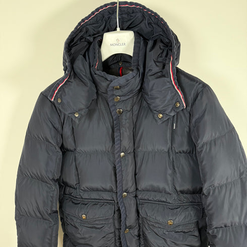 Moncler Vernet Men’s Jacket - Size 3 (M/L) - Navy Blue