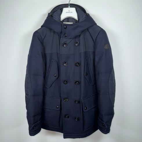 Moncler Peterson Jacket - Size 2 (S/M) - Navy Blue