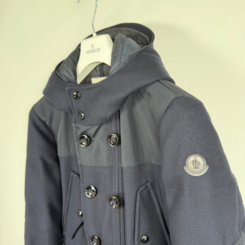 Moncler Peterson Jacket - Size 2 (S/M) - Navy Blue