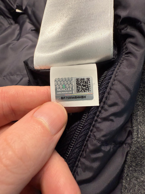 Moncler Peterson Jacket - Size 2 (S/M) - Navy Blue