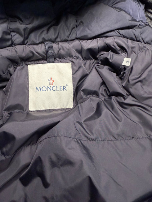 Moncler Peterson Jacket - Size 2 (S/M) - Navy Blue