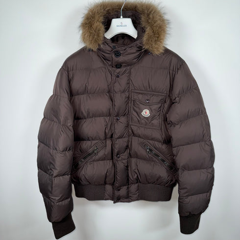 Moncler Colby Jacket - Size 6 (XXL) - Brown