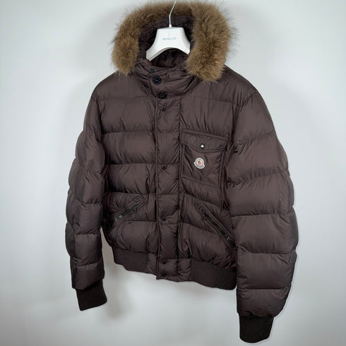 Moncler Colby Jacket - Size 6 (XXL) - Brown