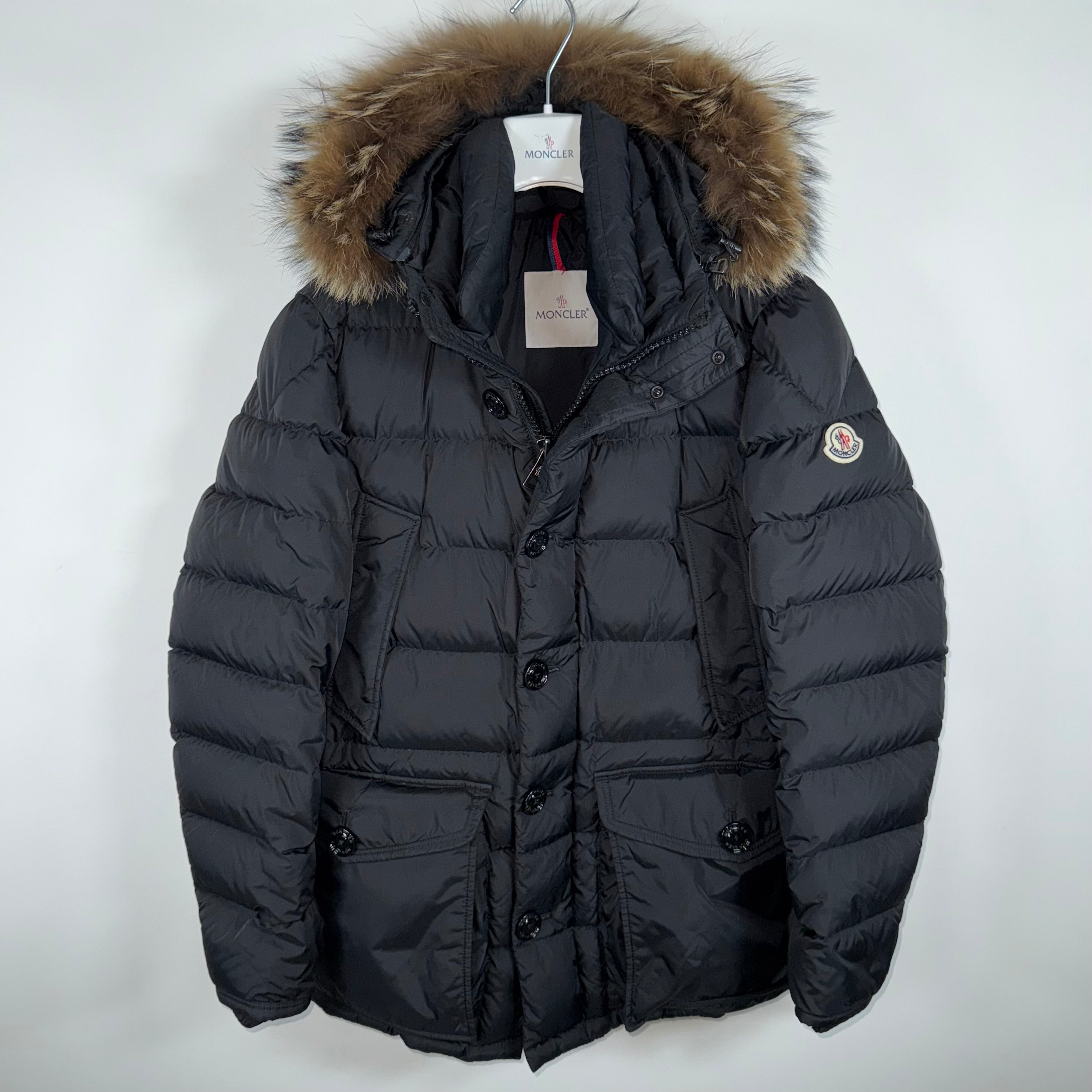 Moncler Cluny Men's Jacket - Size 2 (S/M) - Black – Vadela Exclusives