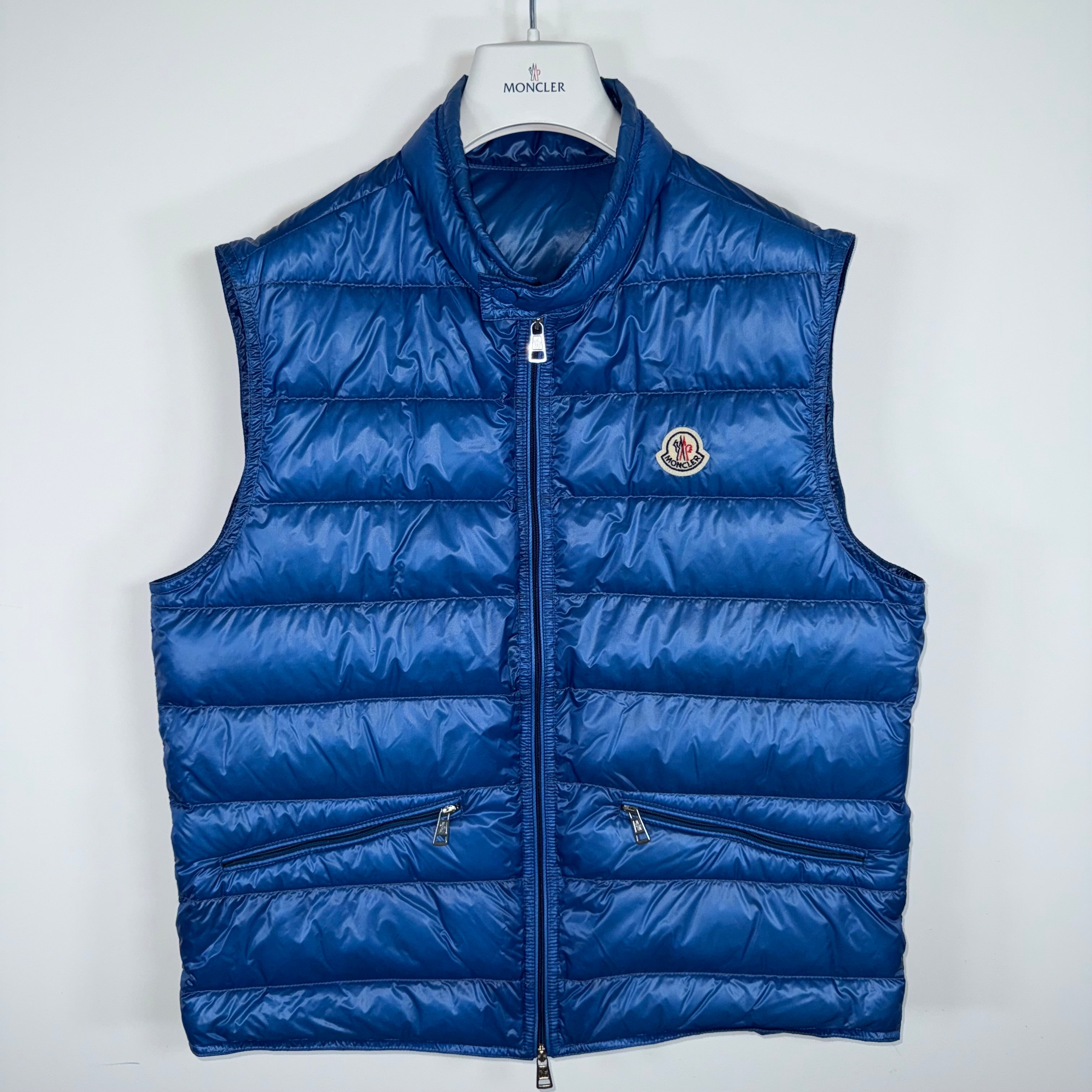 モンクレール　GUI　Size3 Moncler Gui Men's Gilet - Size 3 (M) - Blue – Vadela Exclusives